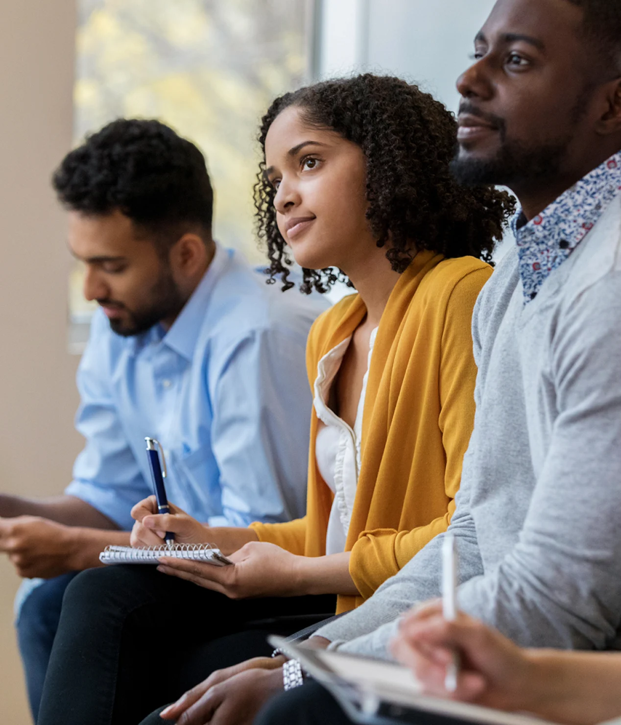 A group of Certified individuals sitting in a classroom.